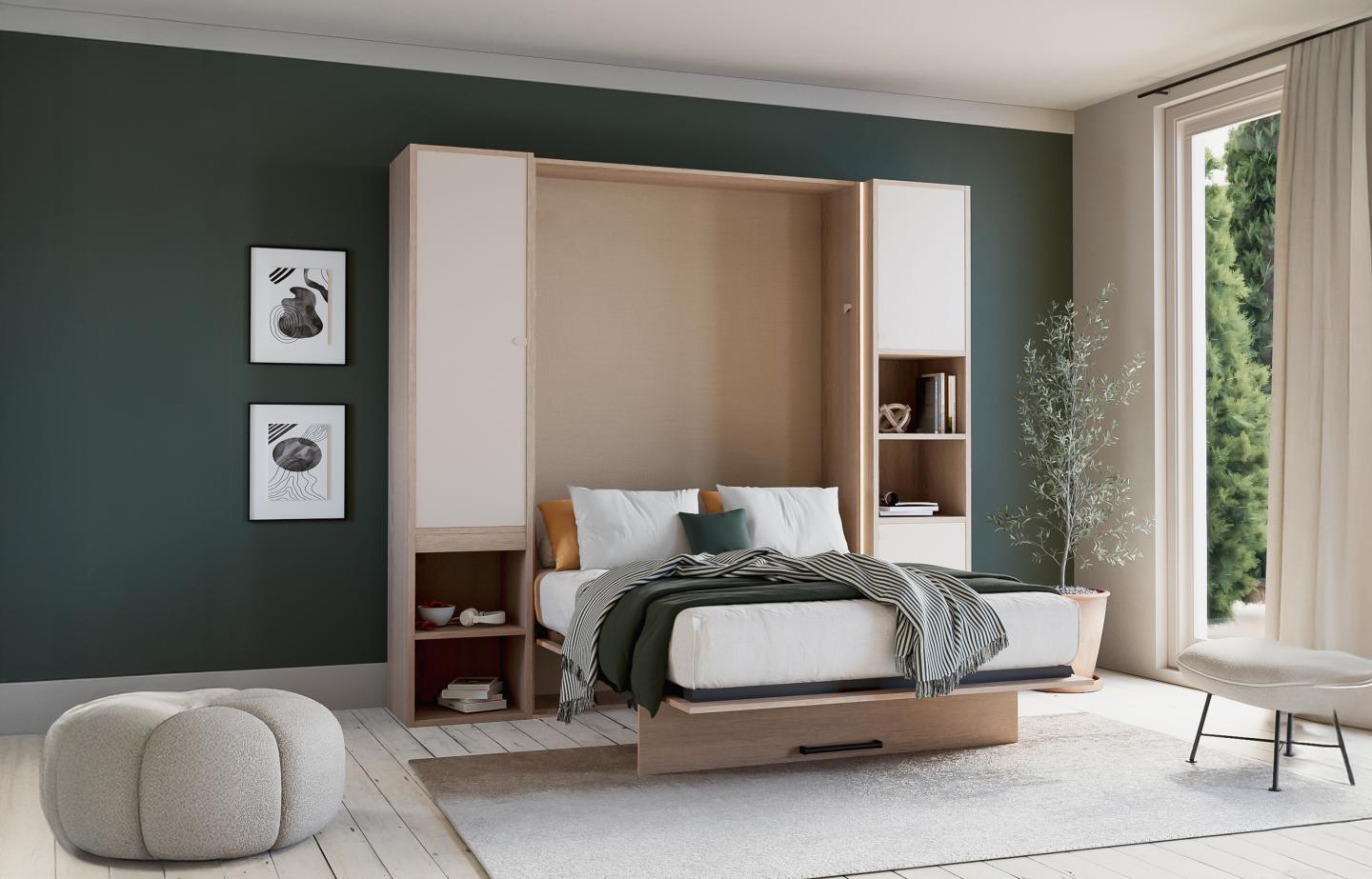 Lit escamotable - Smart Light - ouvert